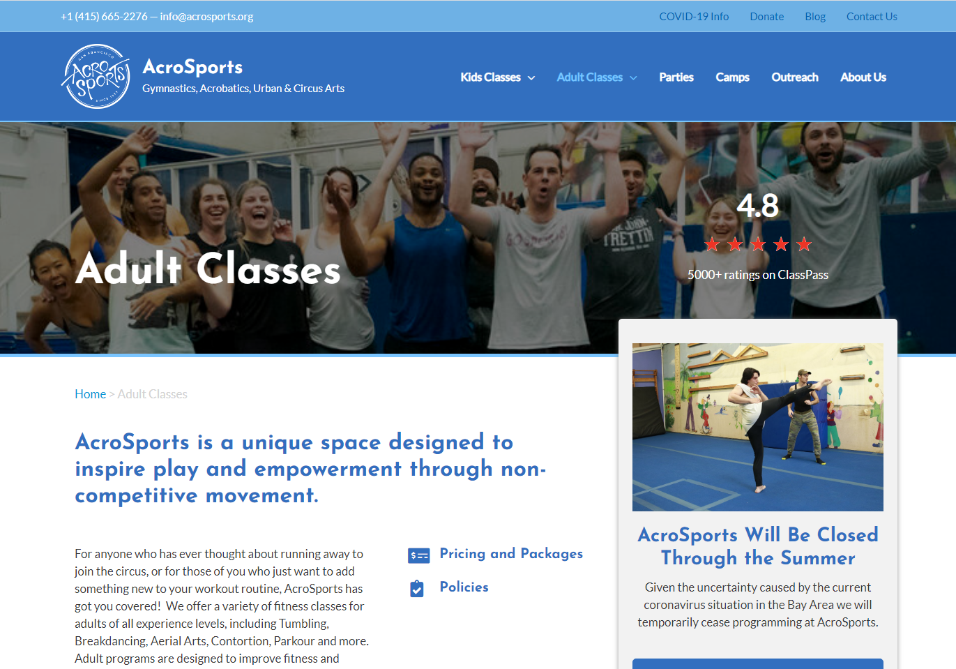 AcroSports_website_Portfolio_3